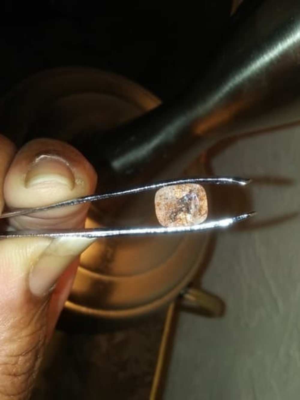 Beautiful Natural 2.5ct Cushion Sunstone